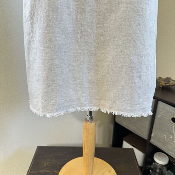 Liz Claiborne Womens Linen Blend Tank Tunic Top Sleeveless Minimalist Sz S New* - Picture 3 of 10